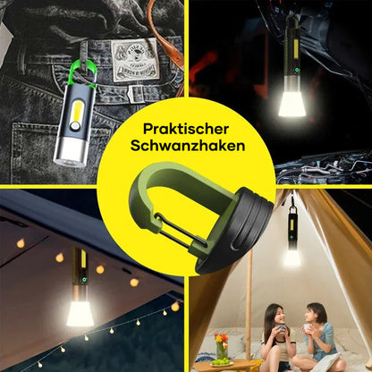 Compact Rechargeable LED Flashlight for Camping