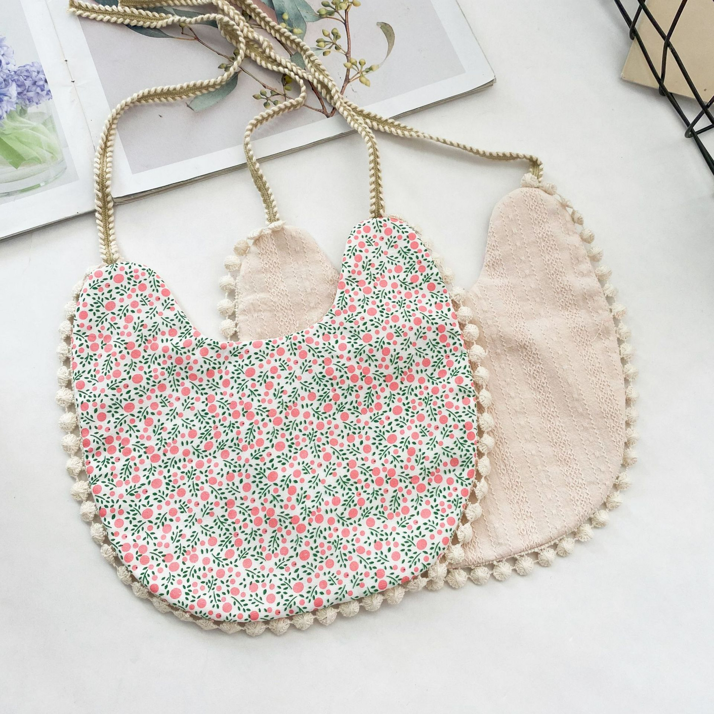 Soft Cotton Reversible Baby Bib Cloth