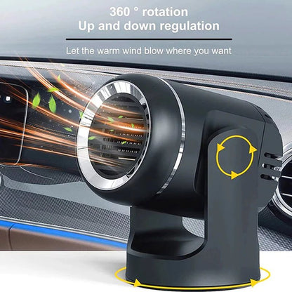 Compact 360° Rotating Car Warmer