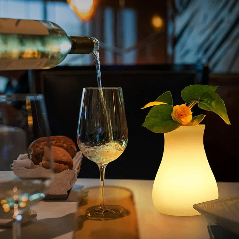 Beautiful Floral Glass Vase