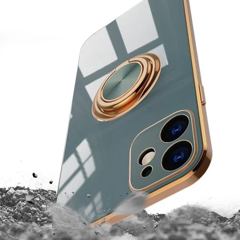 Premium Metal Case with Kickstand for iPhone