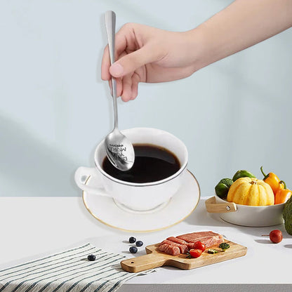 Fesara Personalized Romantic Engraved Spoon