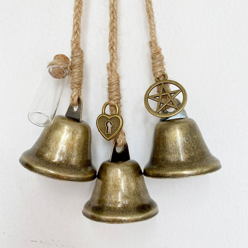 Unique Witch Bell Home Decor Accent