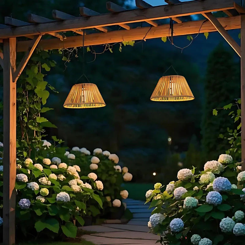 Outdoor Solar Powered String Lantern