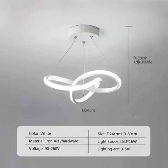 Stylish Wave LED Ceiling Light