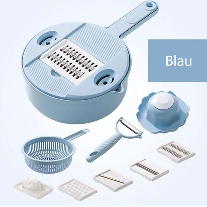 Practical Kitchen Veggie Chopper Set (12 Pieces)