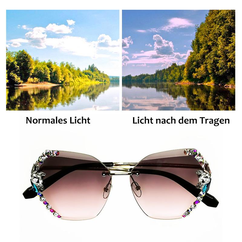 Classic Round Frameless Crystal Shades