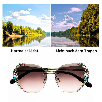 Classic Round Frameless Crystal Shades