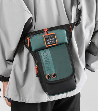 Customizable Men's Biker Waterproof Leg Bag