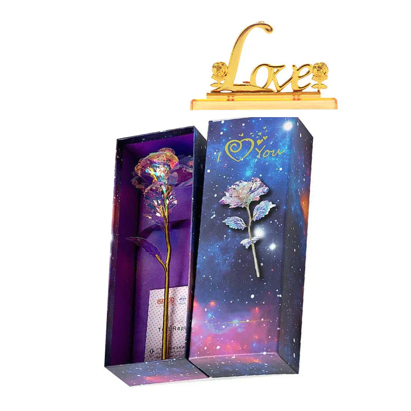 Sparkling Love Rose Night Light