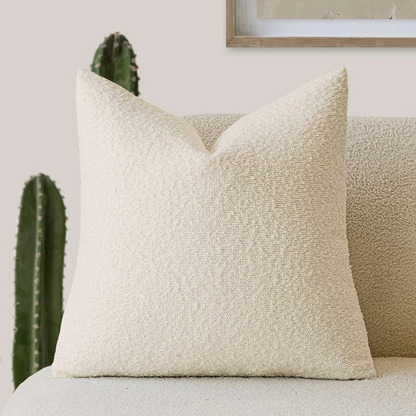 Plush Tulum Throw Pillow Cover 45x45cm Soft Cushion