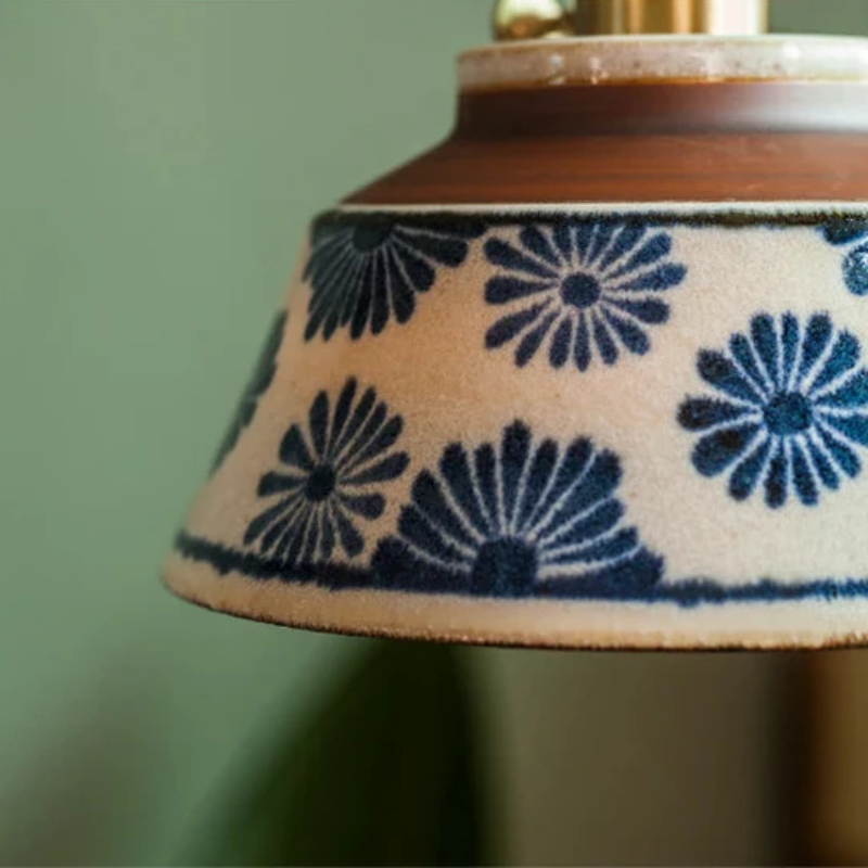 Vintage Style Ceramic Hanging Lamp