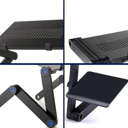 Portable Folding Laptop Desk Stand with Cooling Fan