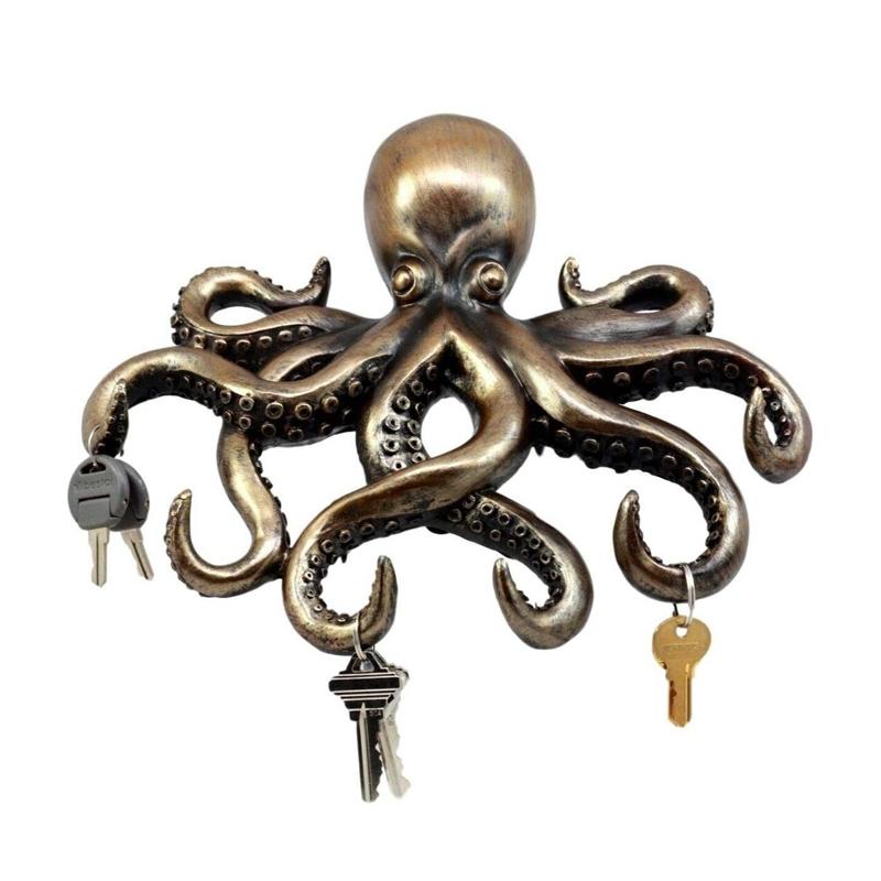 Stylish Octopus Key Rack Organizer
