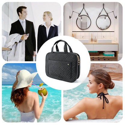Portable Travel Makeup Case with 4 Pockets
