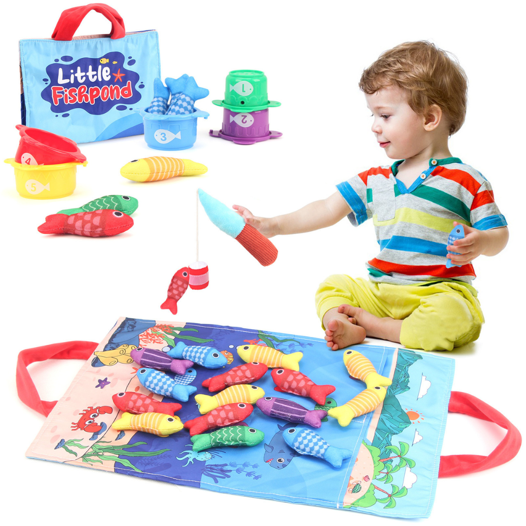 Soft Interactive Fishing Toy Set - Fesara