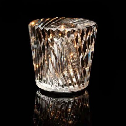Elegant Glass Wireless Desk Lamp