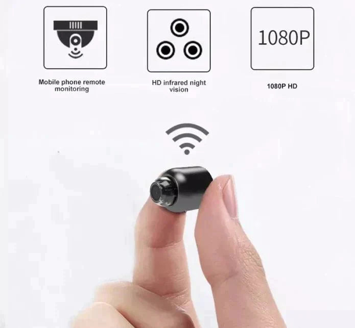 Mini WiFi Security Camera with Night Vision