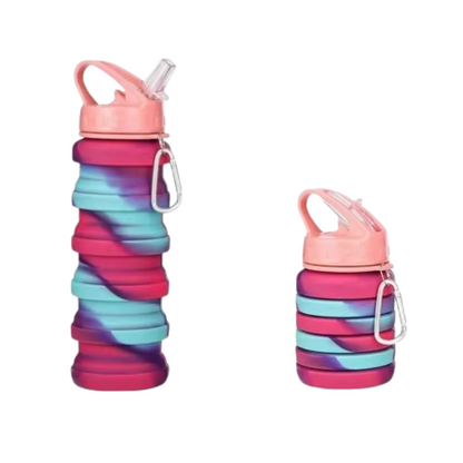 Compact Foldable Silicone Water Bottle