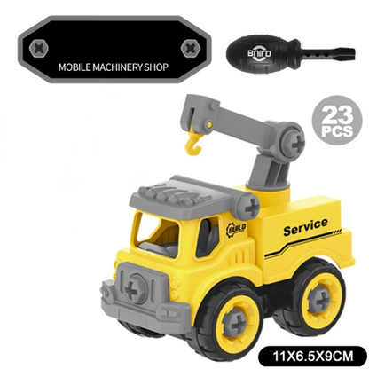Fun Kids Construction Play Set with Vehicles