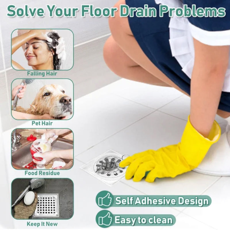 Easy Clean Shower Hair Filter Trap