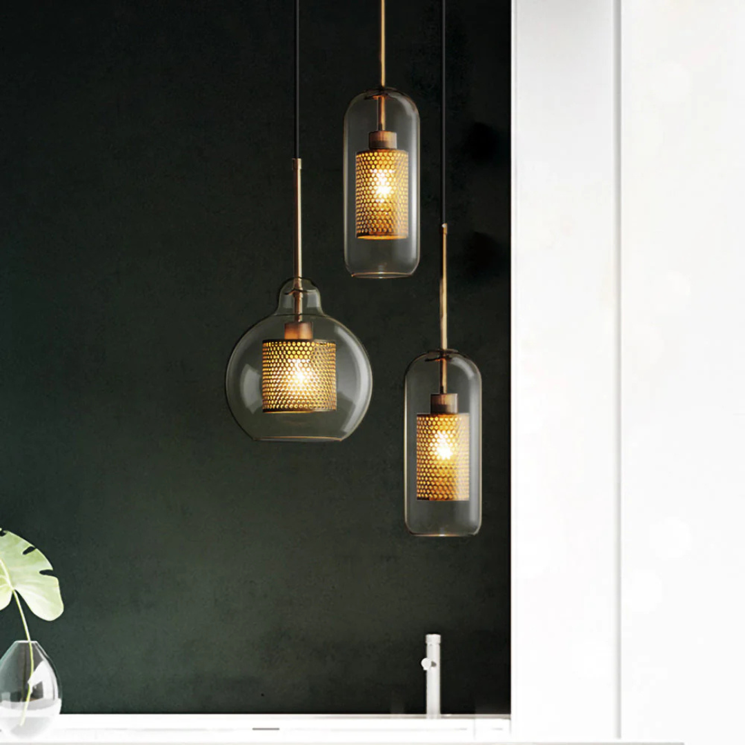 Elegant Glass Pendant Light for Dining Room