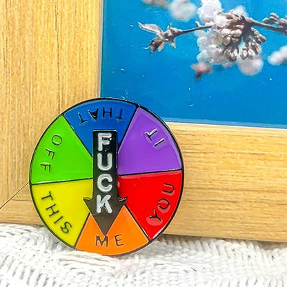 Fesara | Amusing Spinning Name Badge
