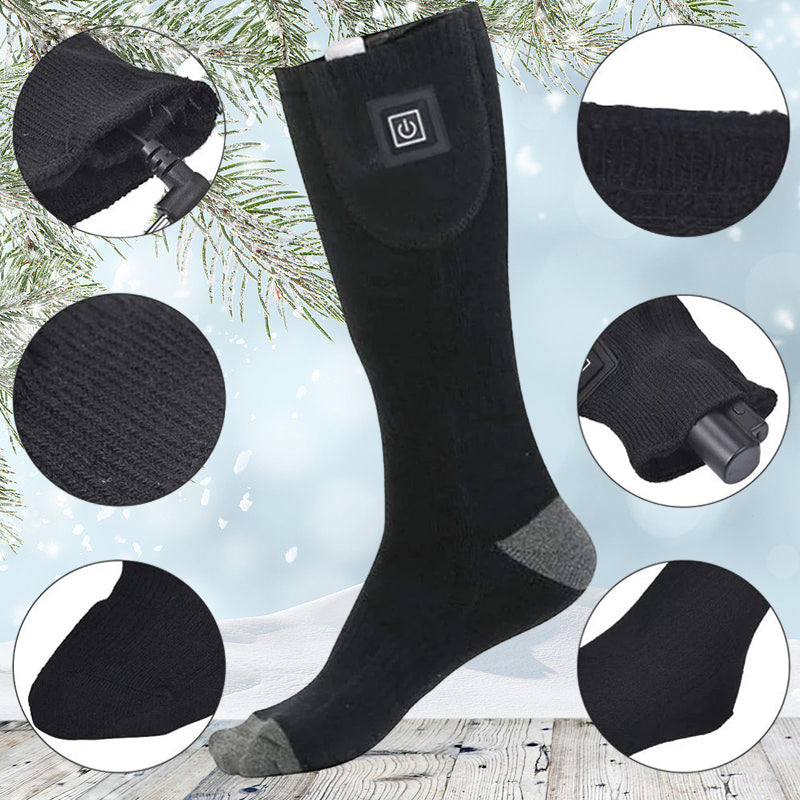 Warm Rechargeable Heated Socks with Adjustable Heat