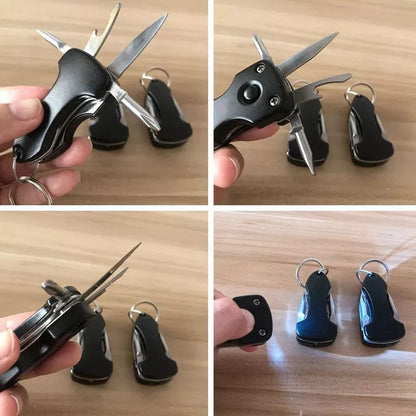 Compact Folding Pocket Keychain