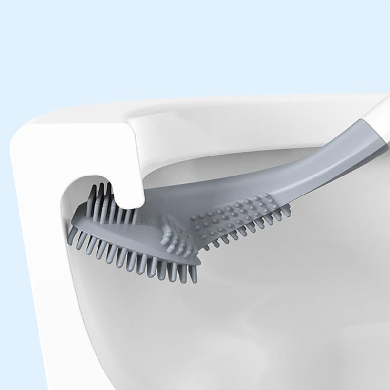 Quick Cleaning Silicone Toilet Brush