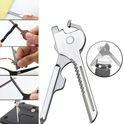 Compact 6-in-1 Multi Tool Keychain