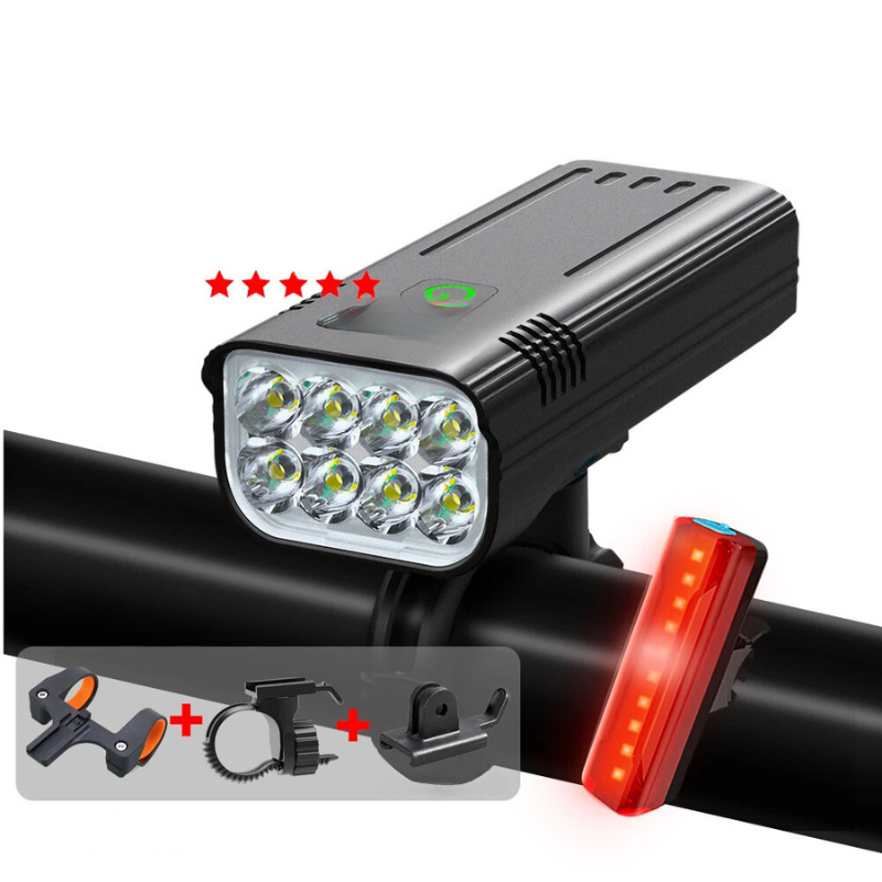 Bright 5000 Lumen USB Rechargeable Bicycle Light