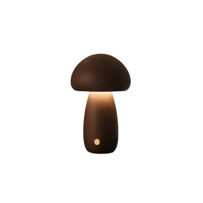 Natural Wooden Desk Light with USB Charging