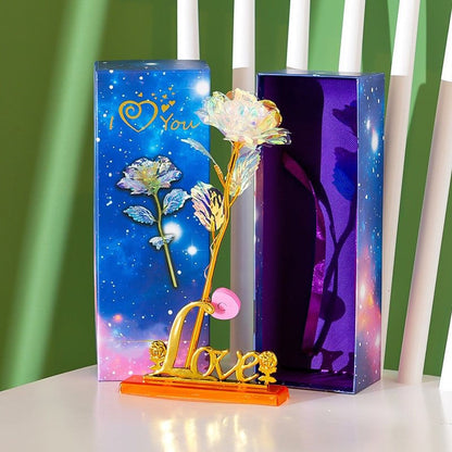 Sparkling Love Rose Night Light
