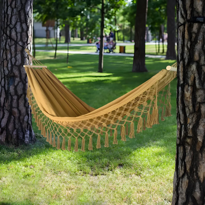 Soft Cotton Bohemian Hammock
