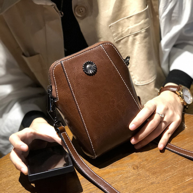 Fesara | Ladies Genuine Leather Phone Pouch