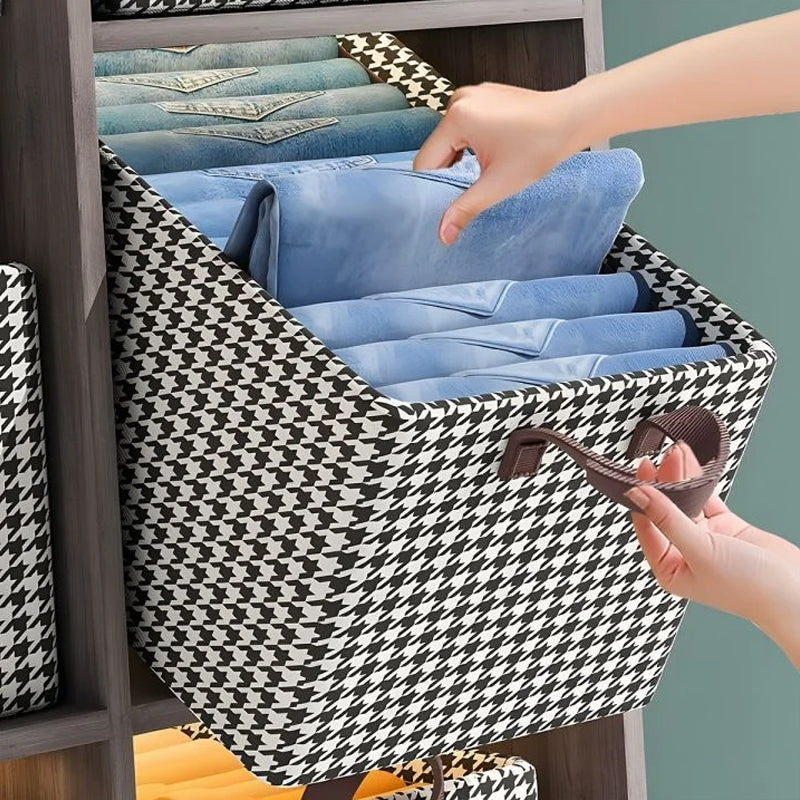 Space Saving Folding Jeans Storage for Closet
