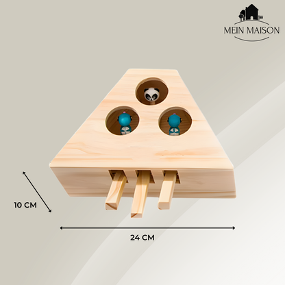 Fesara PawFun Wood Cat Toy Tower - Fesara