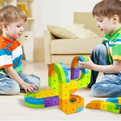 Fun Kids Magnetic Building Track Set