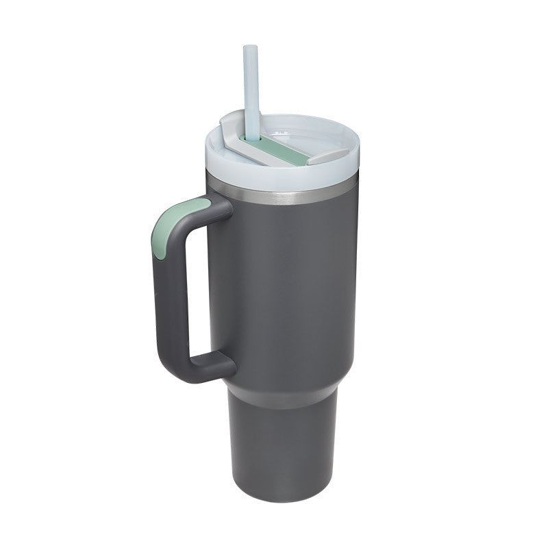 Large Thermal Coffee Cup 40oz with Lid and Straw