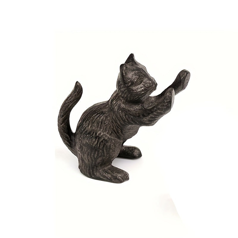 Rustic Cast Iron Bookends with Traditional Style