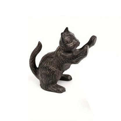 Rustic Cast Iron Bookends with Traditional Style