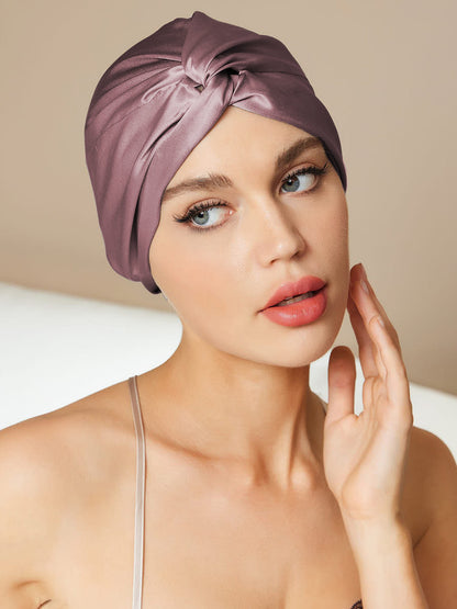 Soft Silk Sleep Cap for Women's Nighttime Comfort