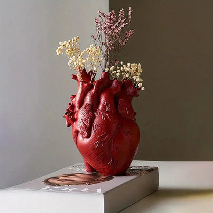 Lovely White Heart Shaped Vase