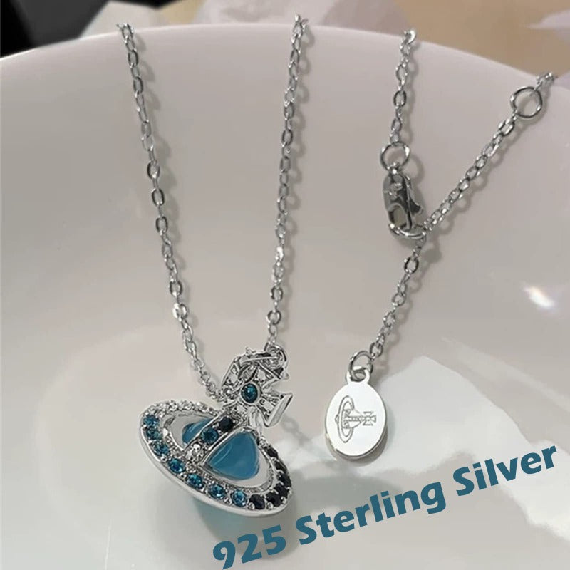 Beautiful Crystal Pendant Necklace Adjustable Chain