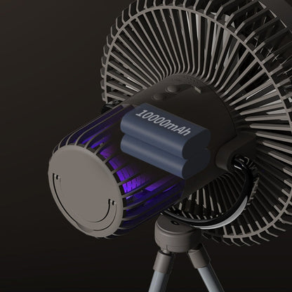 Compact Outdoor LED Lantern Fan