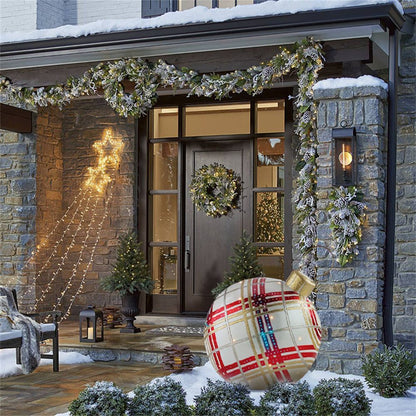 Festive Outdoor Christmas Inflatable Ball Decoration