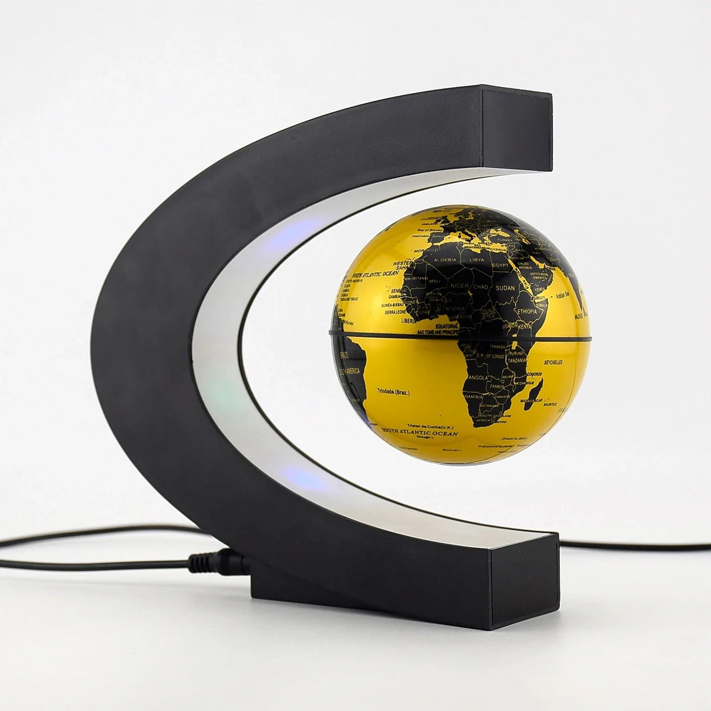Spinning Globe Lamp with Floating Motion Effect