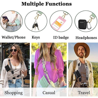 Fesara | Fashion Crossbody Phone Necklace with Removable Card Holder
