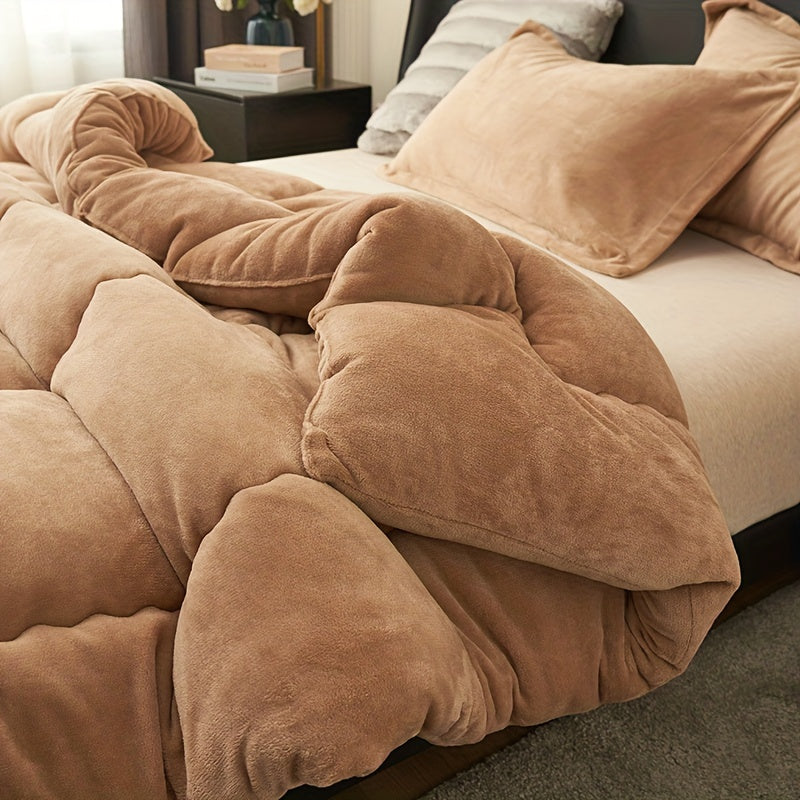 Soft Plush Fleece Winter Duvet for Cozy Sleep